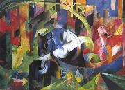 Franz Marc, Painting with Cattle (mk34)